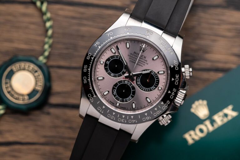 Rolex Daytona 116519LN 40mm SS (Clean Factory Super Clone) Gray Dial on Oysterflex Strap – Clone Calibre 4130 Automatic