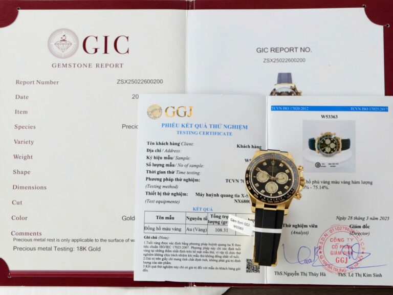 Rolex Daytona Super Clone 40mm 18K Gold Wrapped (Calibre 4131) Gold Dial with Oyster Bracelet – Super Clone