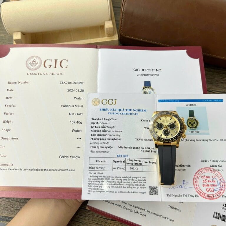 Rolex Daytona 40mm Gold-Wrapped Stainless Steel (Super Clone) Customizable Dial – Automatic Chronograph
