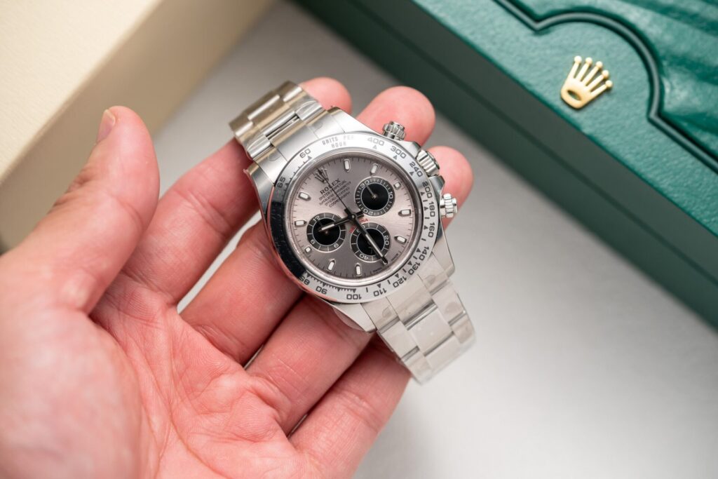 Rolex Daytona Cosmograph 116509 40mm SS (Clean Factory Super Clone) Gray Dial on Stainless Steel Oyster Bracelet – Caliber 4130 Automatic