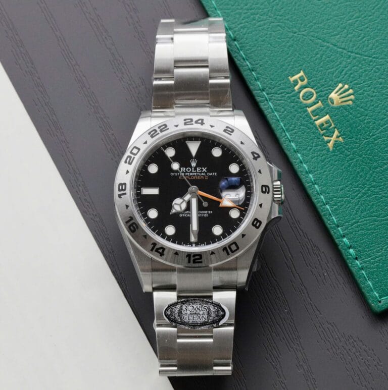 Rolex Explorer II 226570 42mm SS (Clean Factory Super Clone) Black Dial – 11 Watch