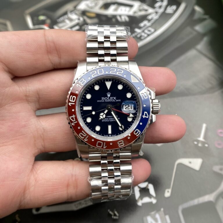 Rolex GMT-Master II 126710BLRO (Super Clone 1:1) 40mm SS – Pepsi Bezel with Black Dial