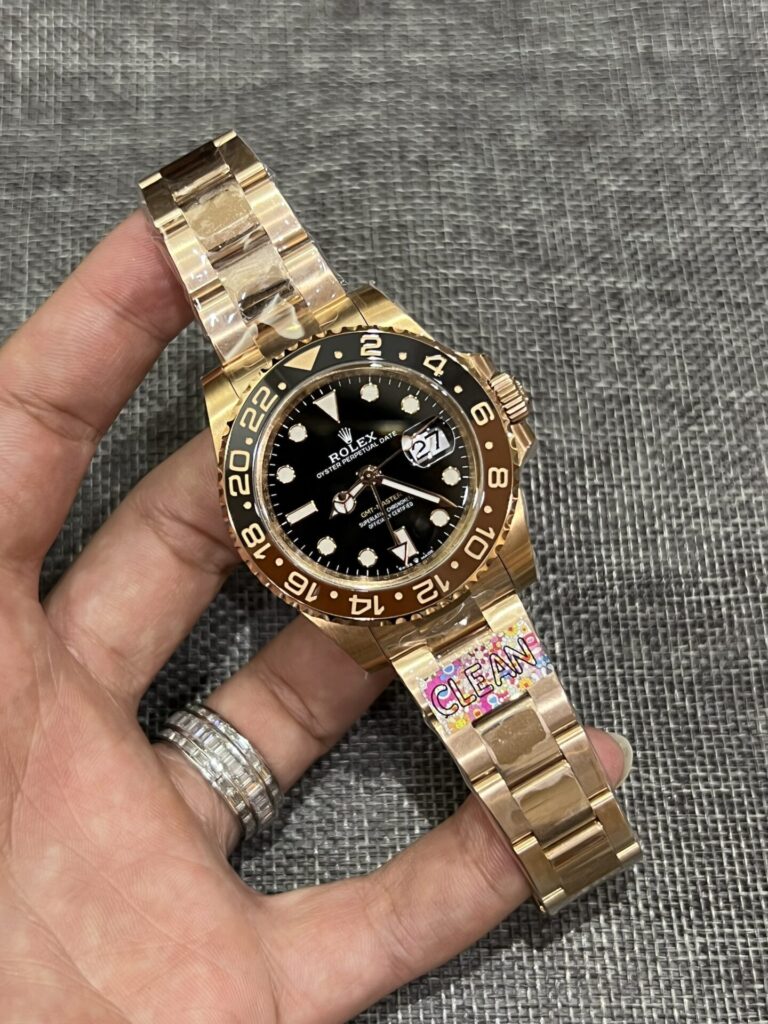 Rolex GMT-Master II 126715CHNR 40mm SS (Clean Factory Super Clone) Black Dial with Root Beer Bezel – Calibre 3285 Automatic