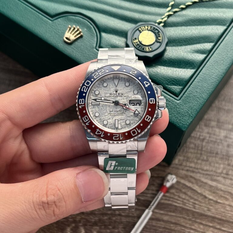 Rolex GMT-Master II 126719BLRO 40mm SS (Super Clone) Meteorite Grey Dial on Jubilee Bracelet – Calibre 3187 Automatic