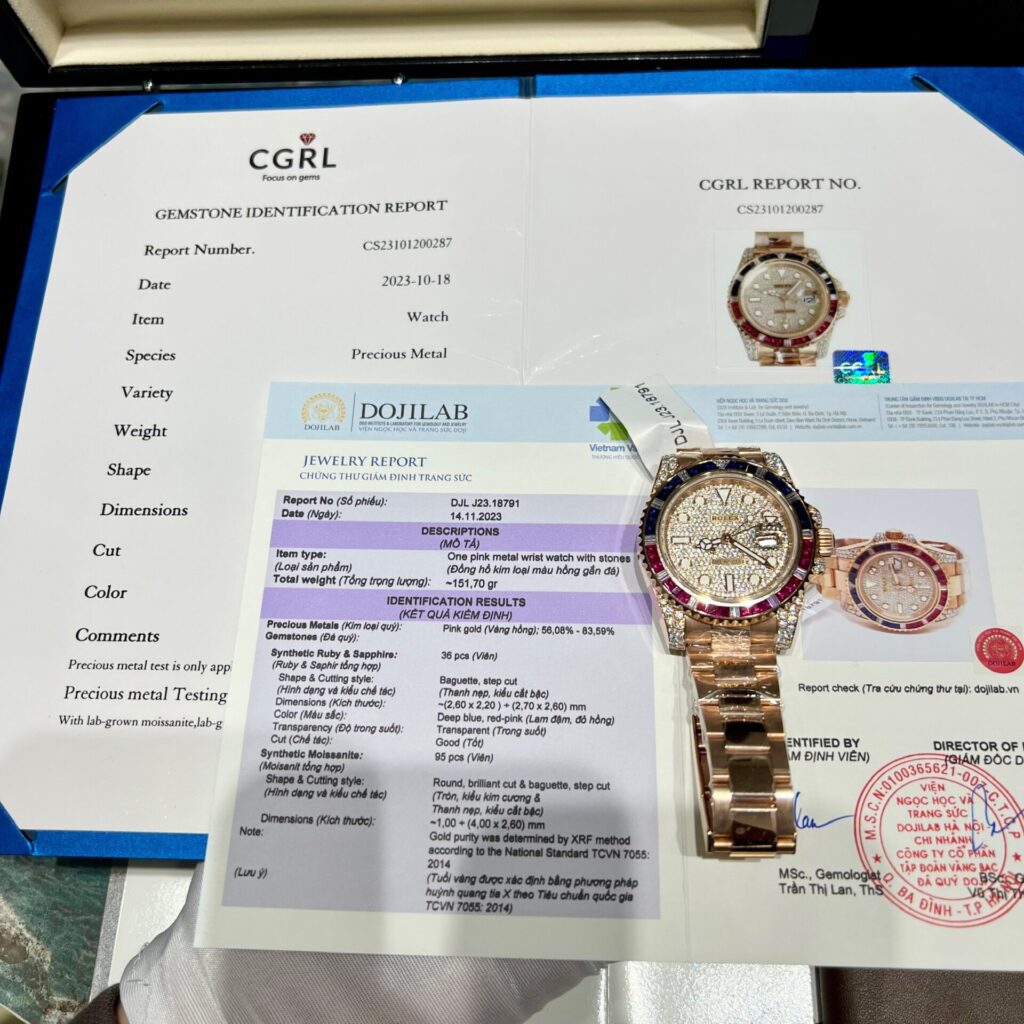 Rolex GMT-Master II 126755 SARU (Super Clone) 41mm Gold Wrapped Black Dial on Gold Oyster Bracelet – Calibre 3186