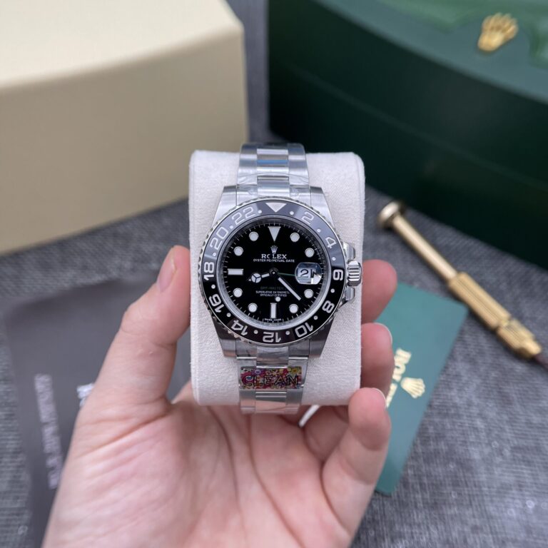Rolex GMT Master II (Clean Factory Super Clone) 40mm SS Black Dial – Calibre 3186 Automatic