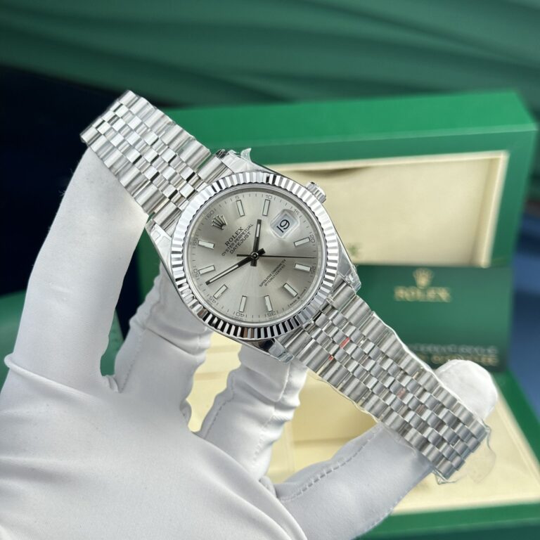 Rolex DateJust 126334 41mm SS (VS Factory Super Clone) Silver Dial on Stainless Steel Oyster Bracelet – Calibre 3235