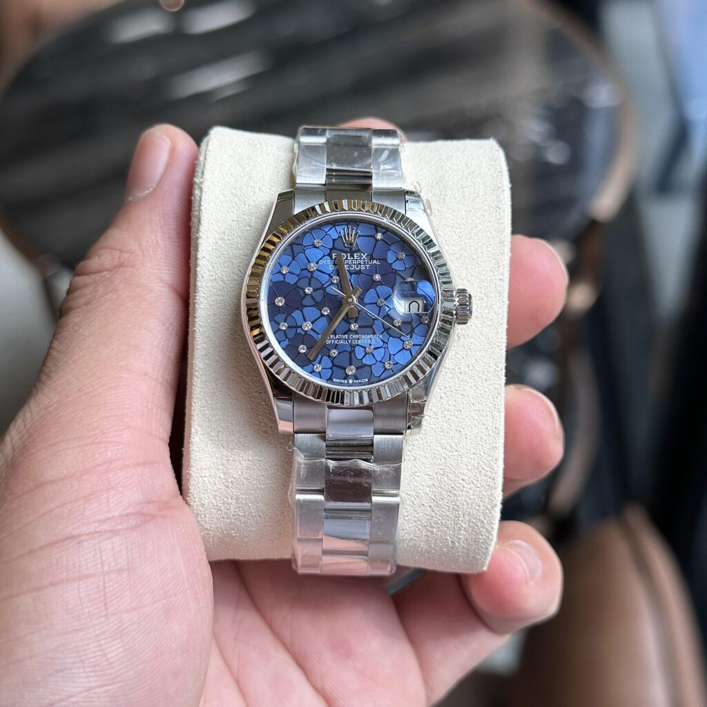 Rolex DateJust 31mm SS (Super Clone) Blue Leaf Dial – Automatic Caliber 2236