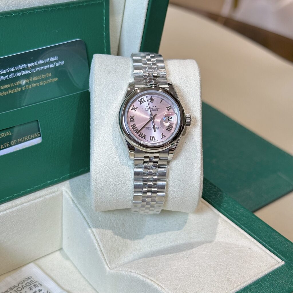 Rolex Datejust 31mm Oystersteel (Super Clone) Pink Dial on Jubilee Bracelet – Calibre 3235