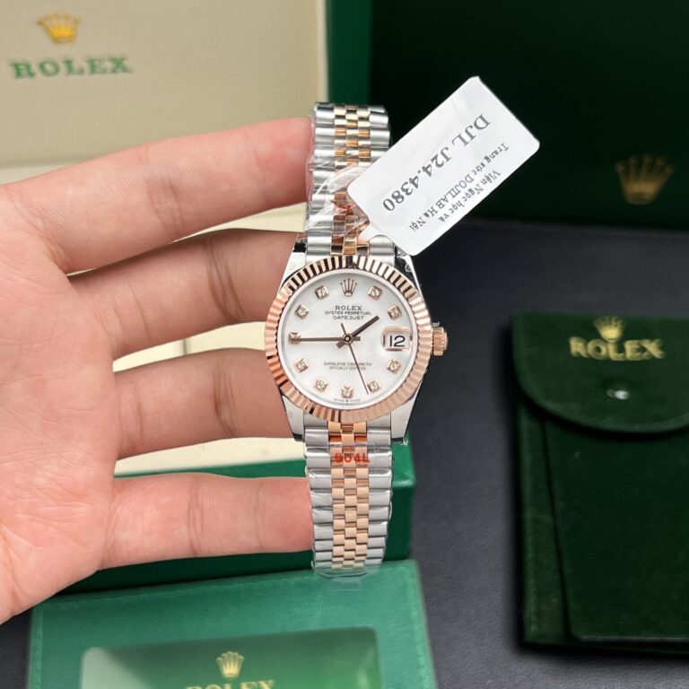 Rolex DateJust Super Clone 31mm Gold Wrapped (GM Factory) Mother of Pearl Dial – Calibre 2235 Automatic