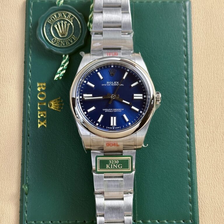 Rolex Oyster Perpetual 124300 41mm SS (King Factory Super Clone) Blue Dial – Rolex Calibre 3230 Automatic