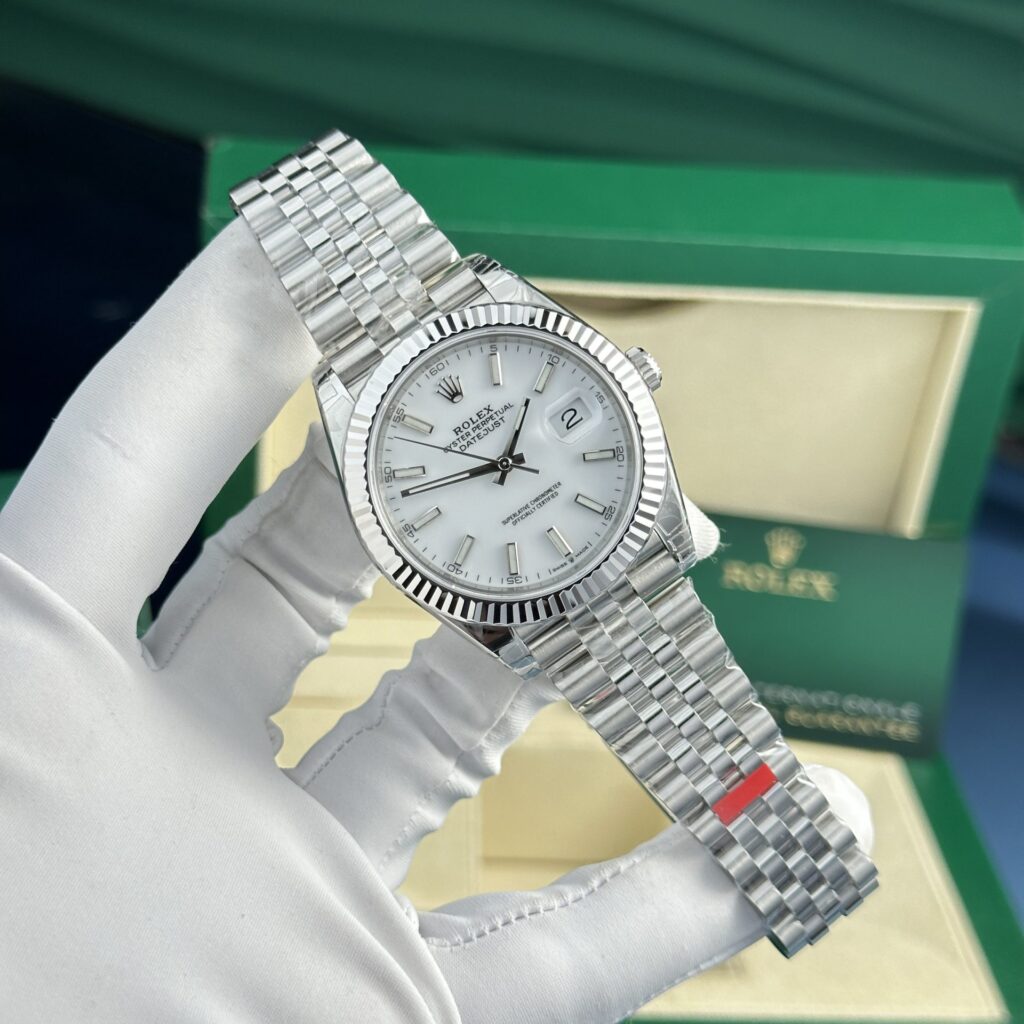 Rolex DateJust 126334 41mm SS (VS Factory Super Clone) White Dial on Jubilee Bracelet – Calibre 3235