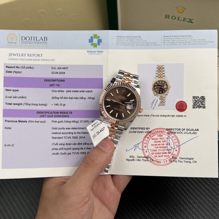 Rolex DateJust 41mm Gold Wrapped (GM Factory Super Clone) Chocolate Dial on Gold Wrapped Steel Oyster Bracelet – Calibre 3235