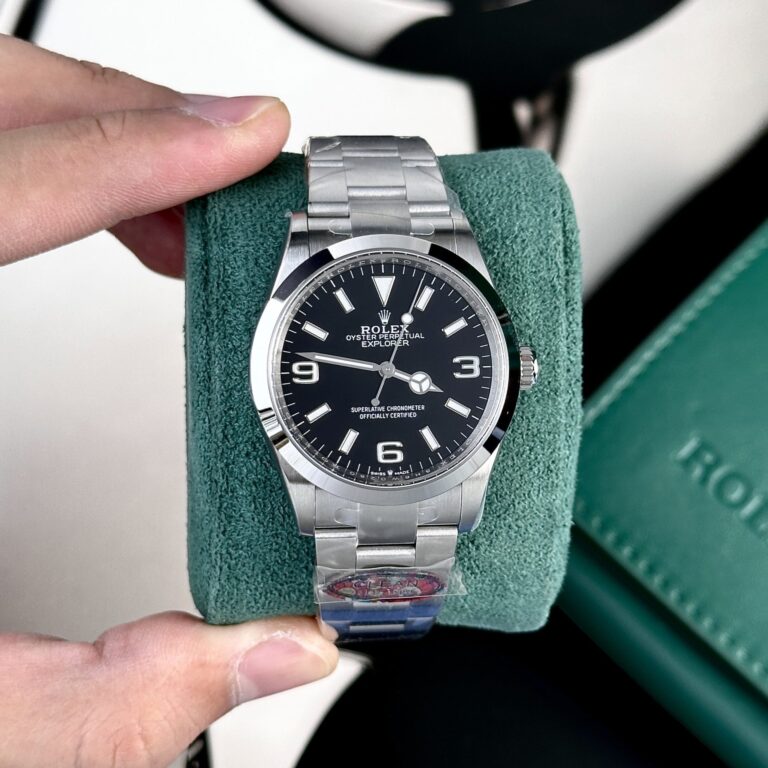 Rolex Explorer 214270 36mm SS (Clean Factory Super Clone) Black Dial – Automatic Mechanical (28,800 vph)