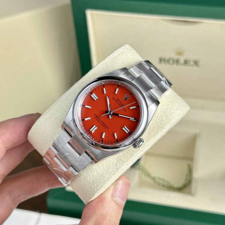 Rolex Oyster Perpetual 126000 36mm SS (Clean Factory Super Clone) Red Dial – Rolex 3230 Automatic
