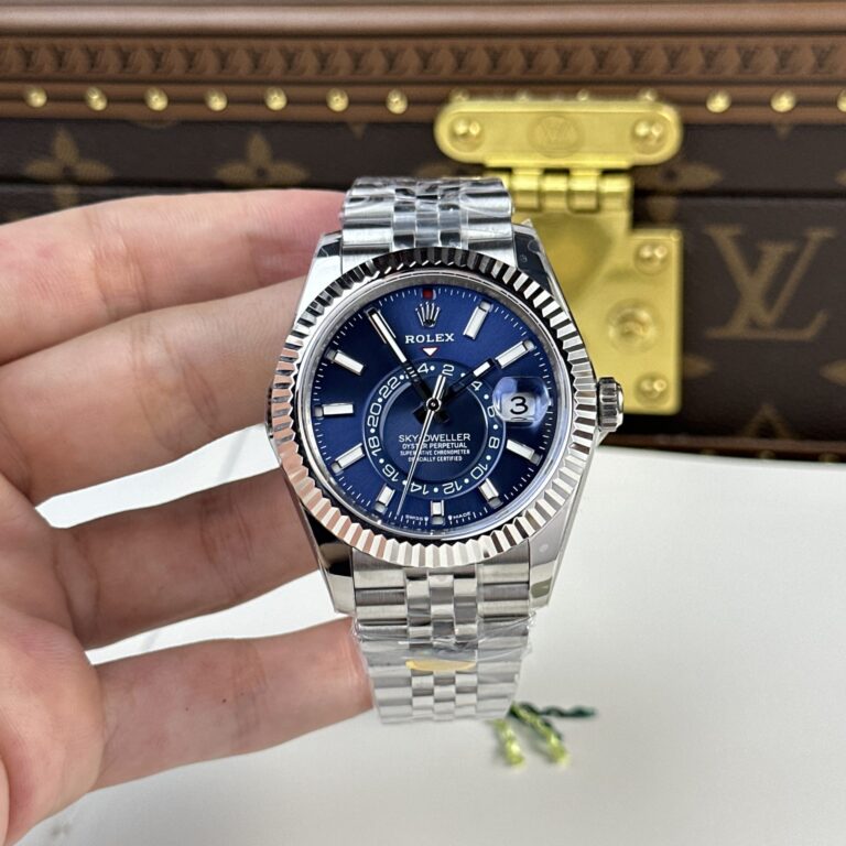Rolex Sky-Dweller 326934 42mm SS (Super Clone) Blue Dial on Jubilee Bracelet – Calibre 9001