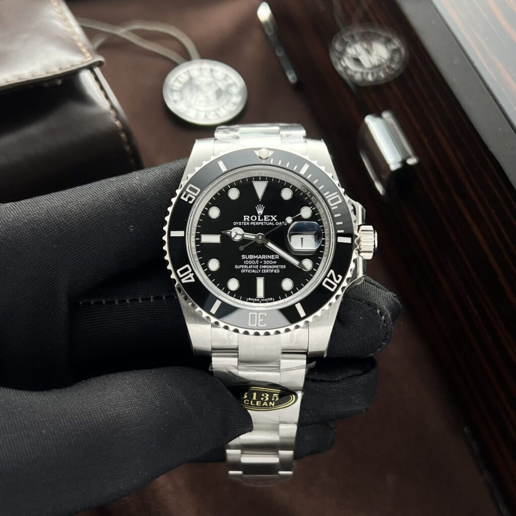 Rolex Submariner 116610LN 40mm SS (Clean Factory Super Clone) Black Dial on Stainless Steel Oyster Bracelet – Calibre 3135 Automatic