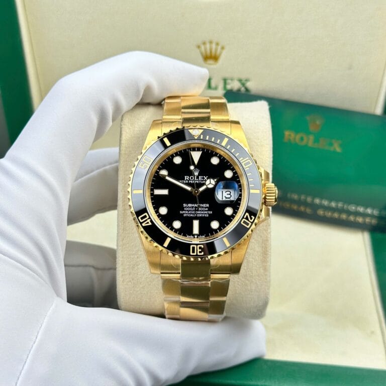 Rolex Submariner 126618LN (VS Factory Super Clone) 41mm 18ct Yellow Gold Black Dial on Oyster Bracelet – Calibre 3235