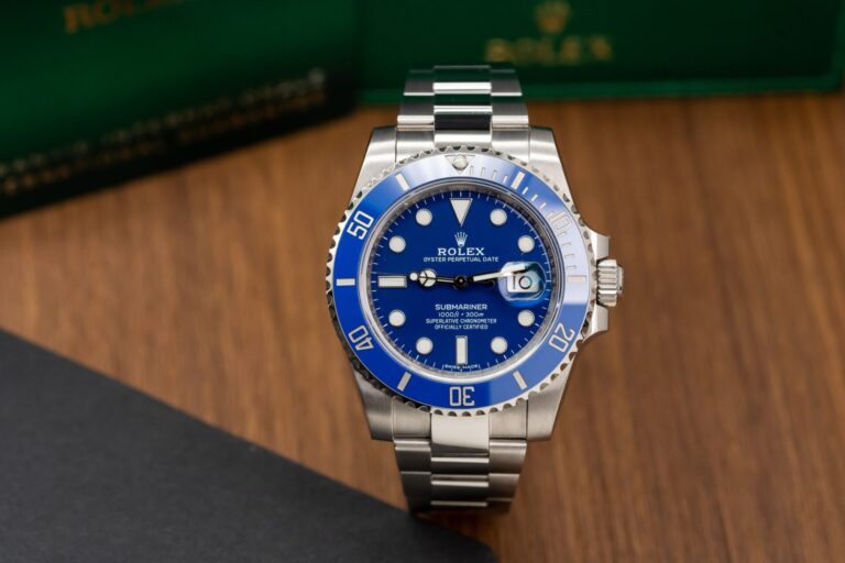 Rolex Submariner Date 116619LB 40mm White Gold (Super Clone 1:1) Blue Dial on Oyster Bracelet – Rolex Calibre 3135