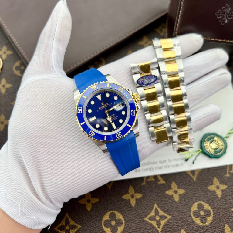 Rolex Submariner 40mm SS (Clean Factory Super Clone) Blue Dial on Stainless Steel Oyster Bracelet – Automatic Movement 28,800 BPH