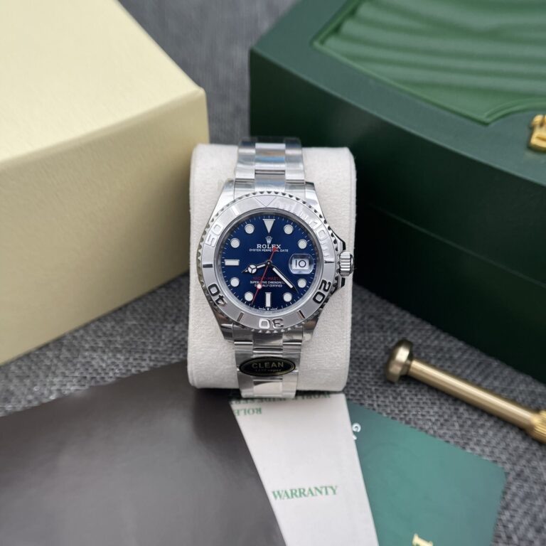 Rolex Yacht-Master 116622 40mm Oystersteel (Clean Factory 1:1 Super Clone) Blue Dial with Oyster Bracelet – Automatic Caliber 3135
