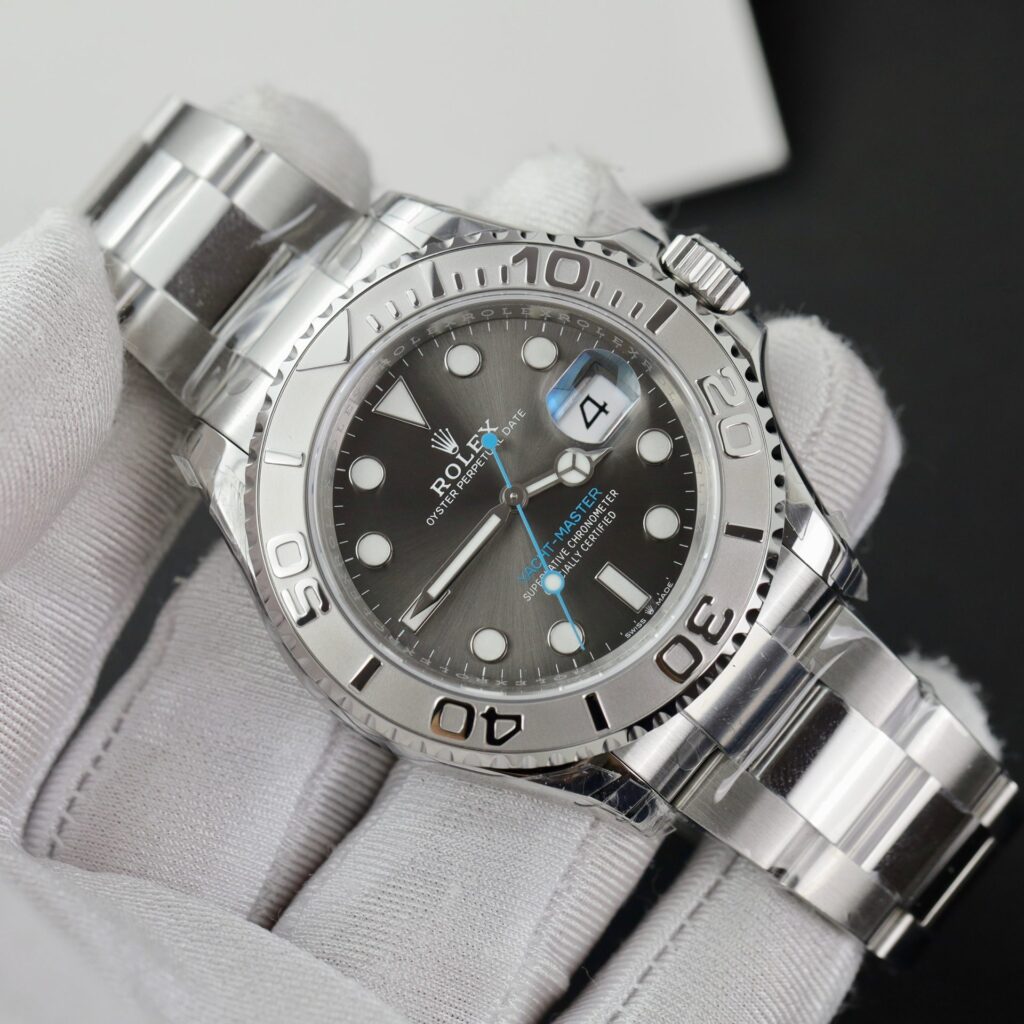 Rolex Yacht-Master 268622 40mm SS (VS Factory Super Clone) Gray Dial on Stainless Steel Oyster Bracelet – Swiss Automatic