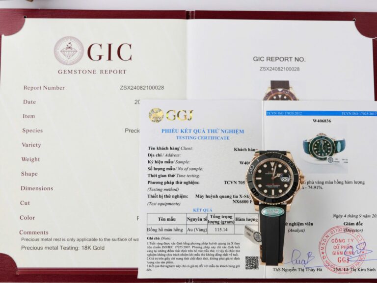 Rolex Yacht-Master 40mm 18K Rose Gold (Super Clone) Black Dial on 18K Rose Gold Oyster Bracelet – Calibre 3135