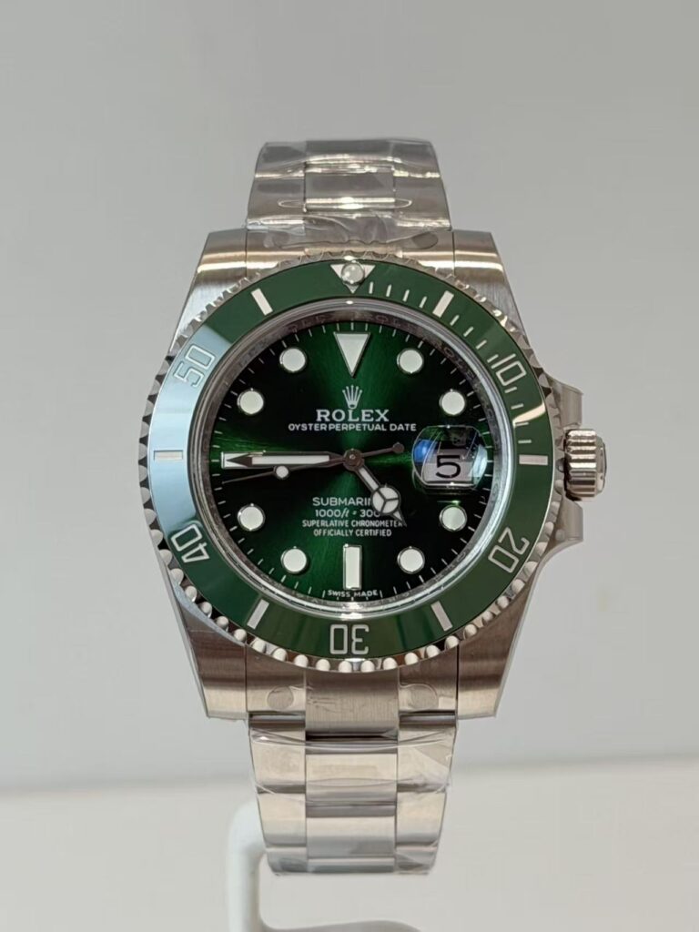 Rolex Submariner 126610LV 40mm SS (Clean Factory Super Clone) Green Dial with Unidirectional Rotating Bezel - Calibre 3135 Automatic