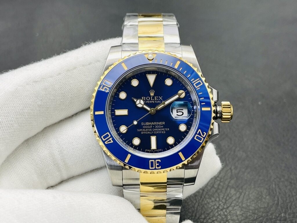 Rolex Submariner 126613LB 41mm SS (Clean Factory Super Clone) Blue Dial with Unidirectional Cerachrom Bezel – Rolex Super Clone 3135