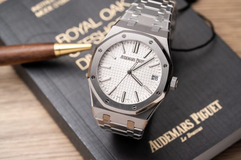 Audemars Piguet Royal Oak 15500ST 41mm SS (ZF Super Clone) White Dial with Luminous Markers – AP Calibre 15500ST