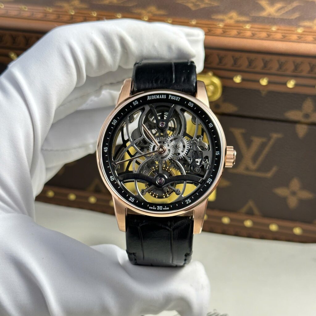Audemars Piguet 26600 Tourbillon Openworked (Super Clone 11) 41mm SS – Manual Winding Mechanical Movement