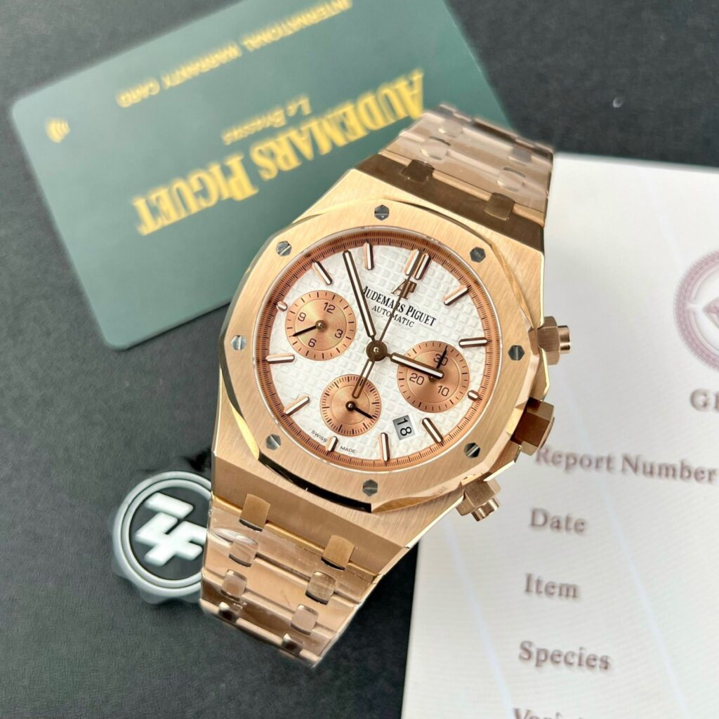 Audemars Piguet Royal Oak 26331OR 41mm (ZF Super Clone) White Dial – AP-26331OR-9154