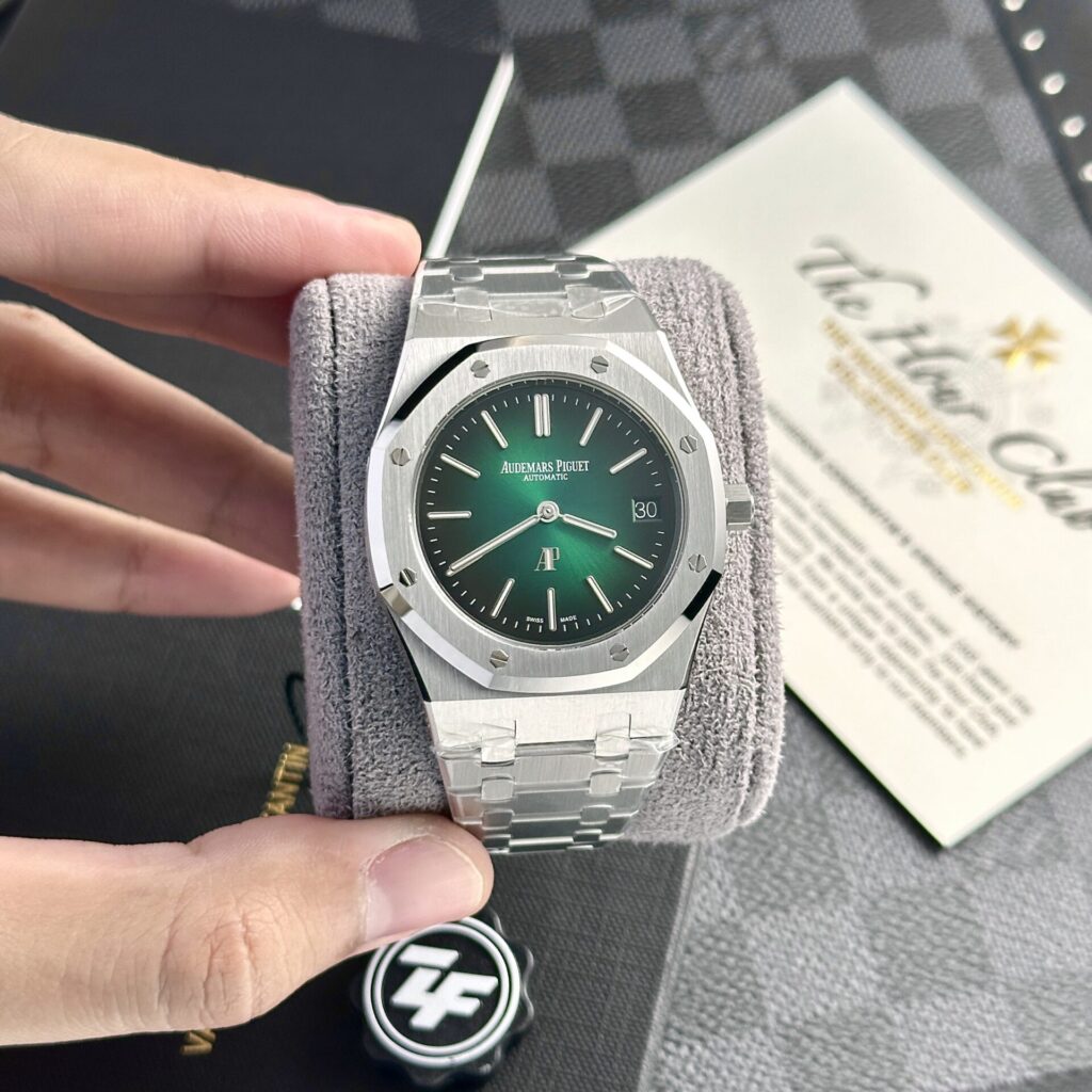 Audemars Piguet Royal Oak Jumbo 16202ST (Super Clone) Green Dial 39mm