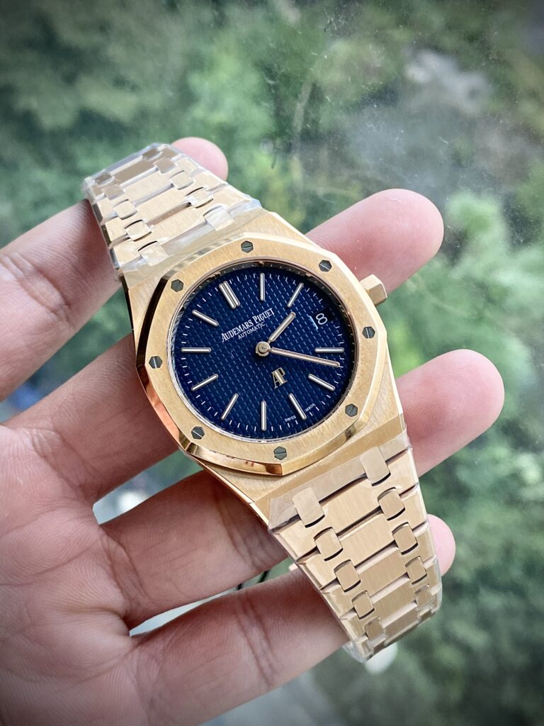 Audemars Piguet Royal Oak 15202OR Jumbo 39mm (ZF Super Clone) Blue Dial