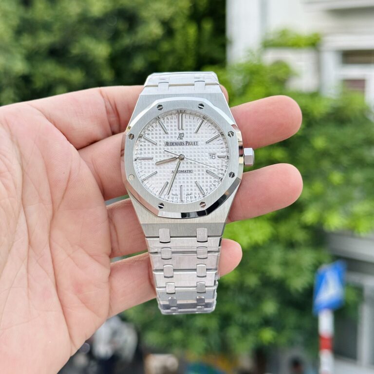 Audemars Piguet Royal Oak 15400ST 41mm SS (APS 1:1 Best Edition) White Dial – Replica