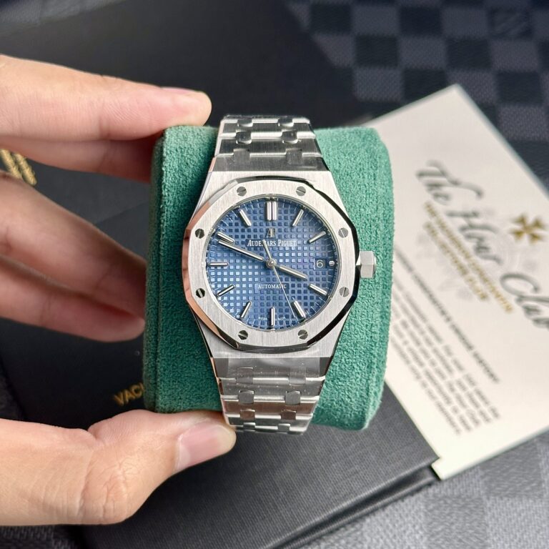 Audemars Piguet Royal Oak 15450ST 37mm SS (APS Super Clone) Blue Dial on Stainless Steel Bracelet – Calibre 15450ST Automatic