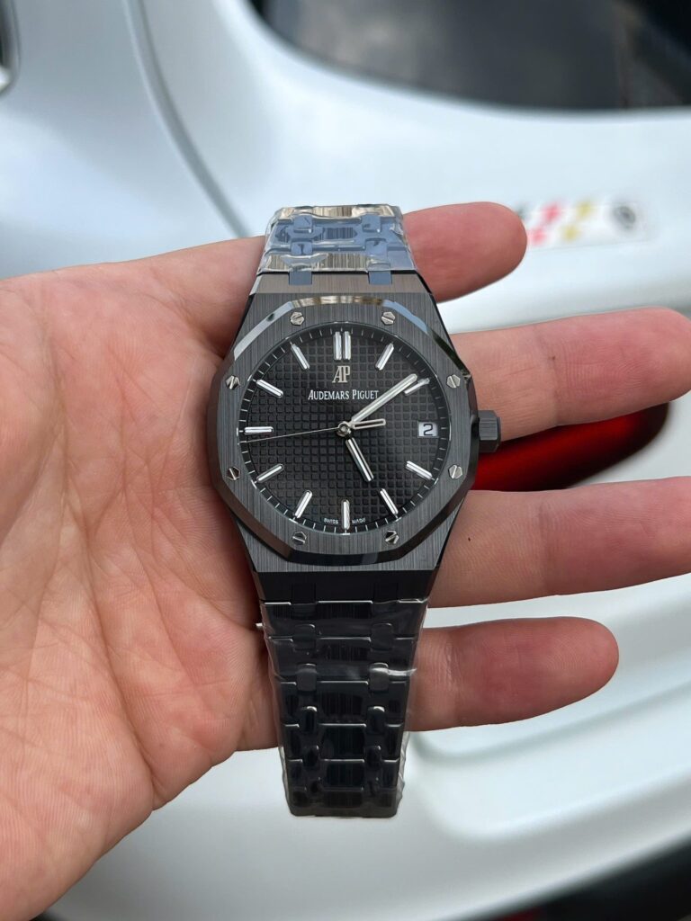 Audemars Piguet Royal Oak 15500 Replica Watch 41mm Black Ceramic (APS Factory) – Super Clone