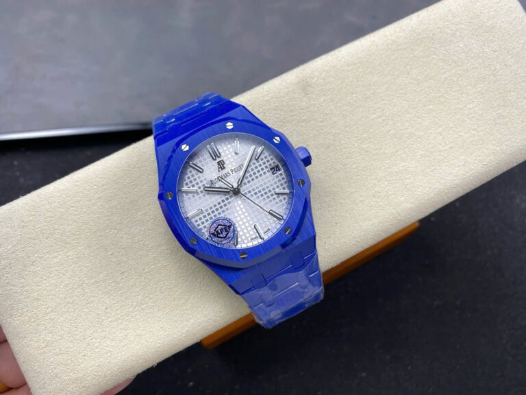 Audemars Piguet Royal Oak 15500 41mm Ceramic (APS Super Clone) Blue Dial on Ceramic Bracelet – Automatic Caliber 28,800 vph
