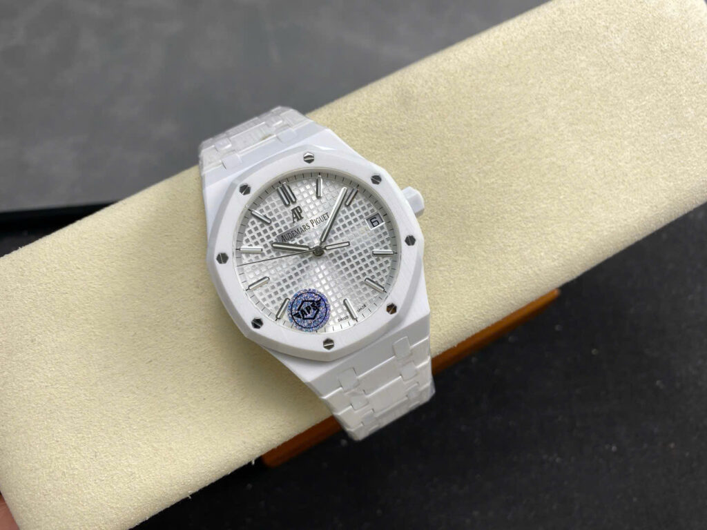 Audemars Piguet Royal Oak 15500 41mm White Ceramic (APS Factory Best Copies) – AP-15500-8069
