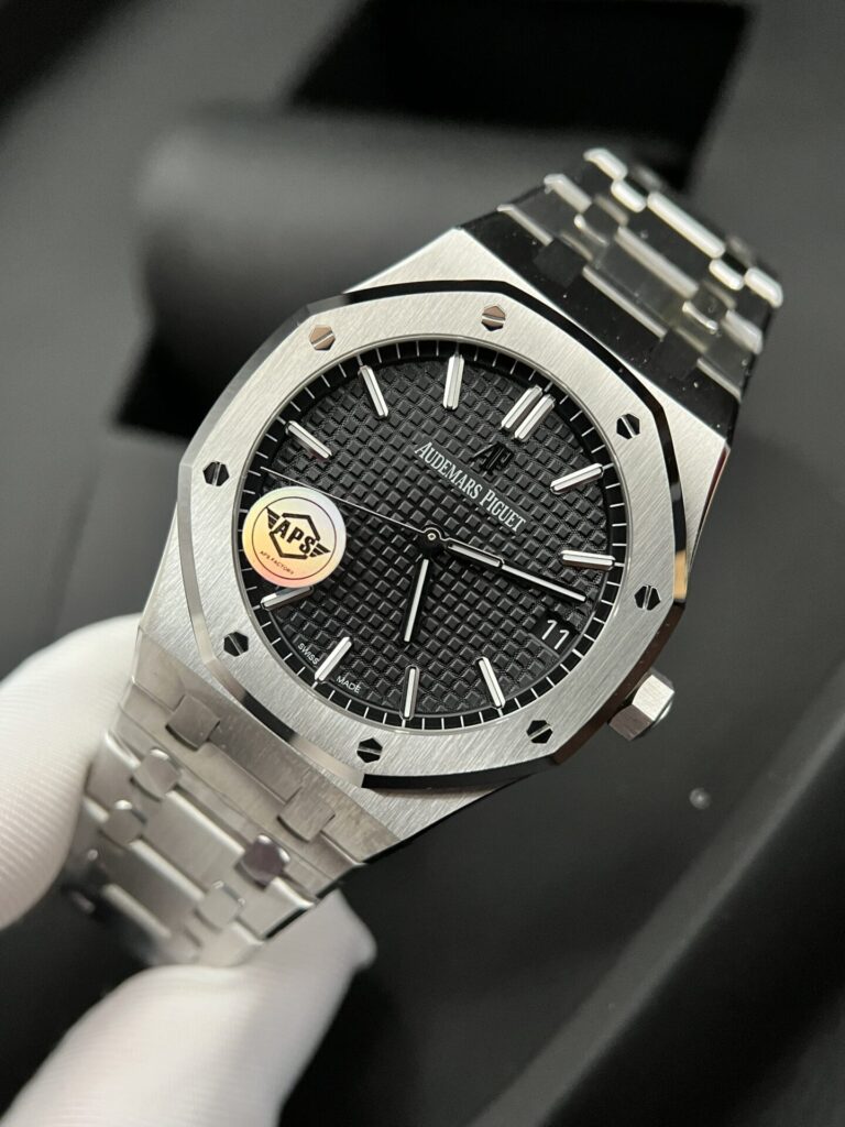 Audemars Piguet Royal Oak 15500ST 41mm SS (APS Factory Super Clone) Black Dial