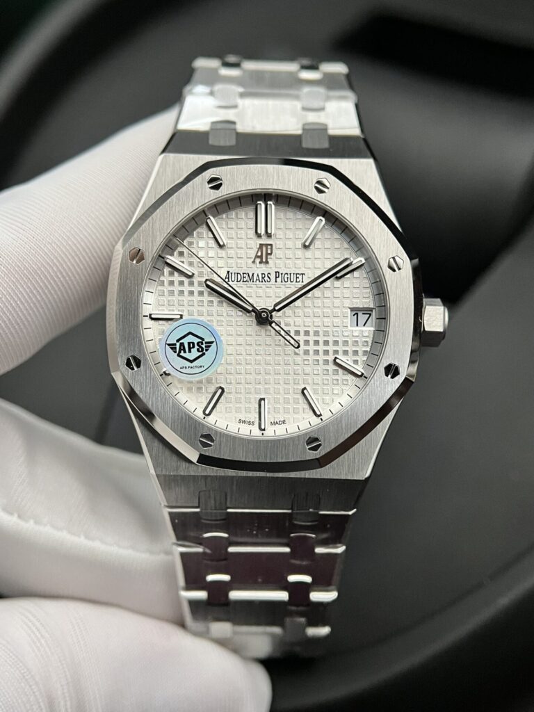 Audemars Piguet Royal Oak 15500ST 41mm SS (APS Super Clone) White Dial – AP-15500ST-8746