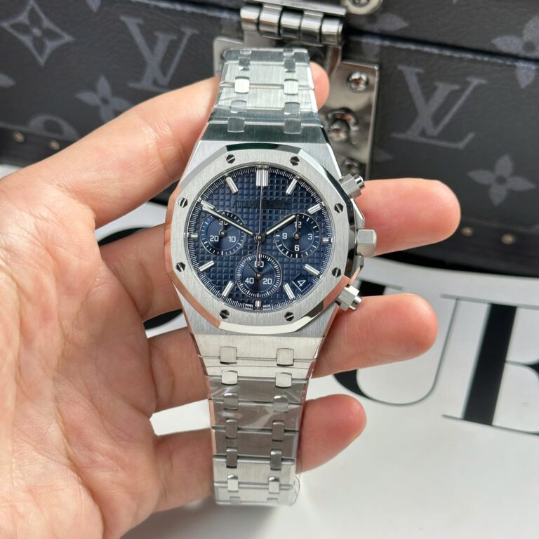 Audemars Piguet Royal Oak 26240ST (Super Clone) 41mm SS – Blue Dial on Metal Wire