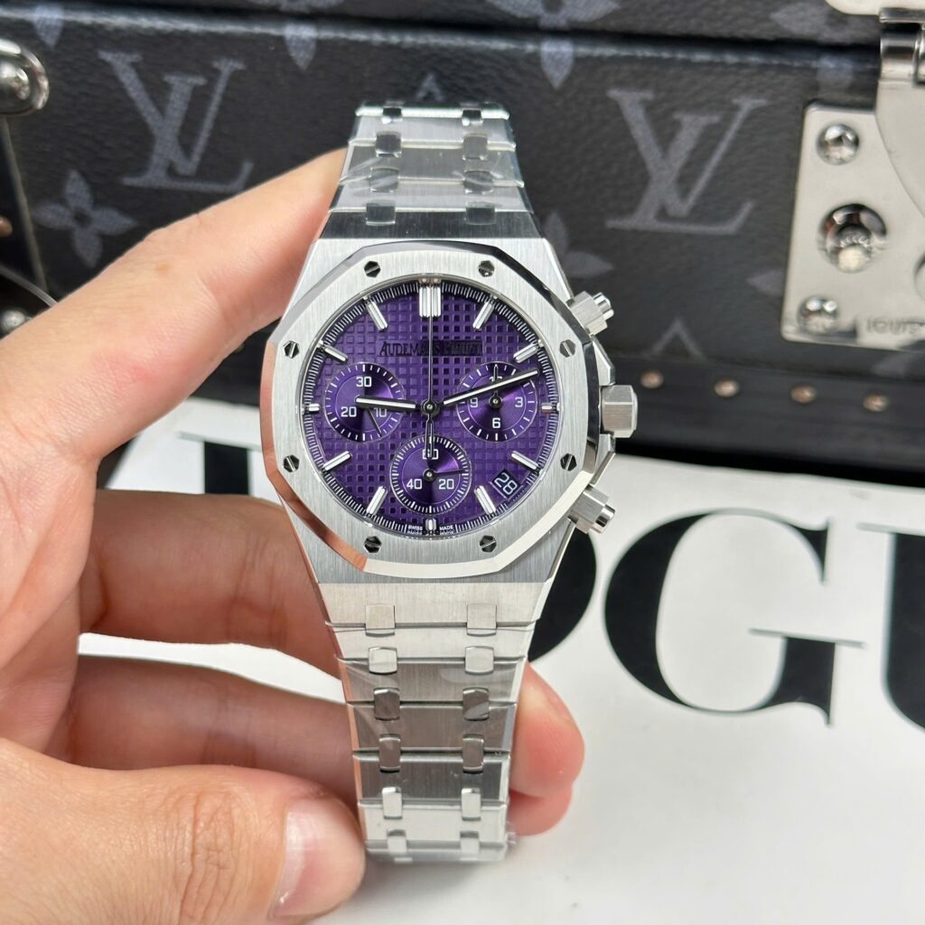 Audemars Piguet Royal Oak 26240ST 41mm SS (APS Factory Best Super Clone) Purple Dial – New 2025
