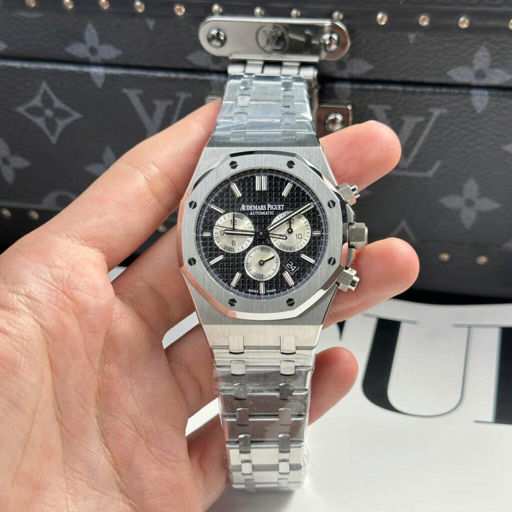 Audemars Piguet Royal Oak 26331 41mm SS (Super Clone) Black Chronograph Dial