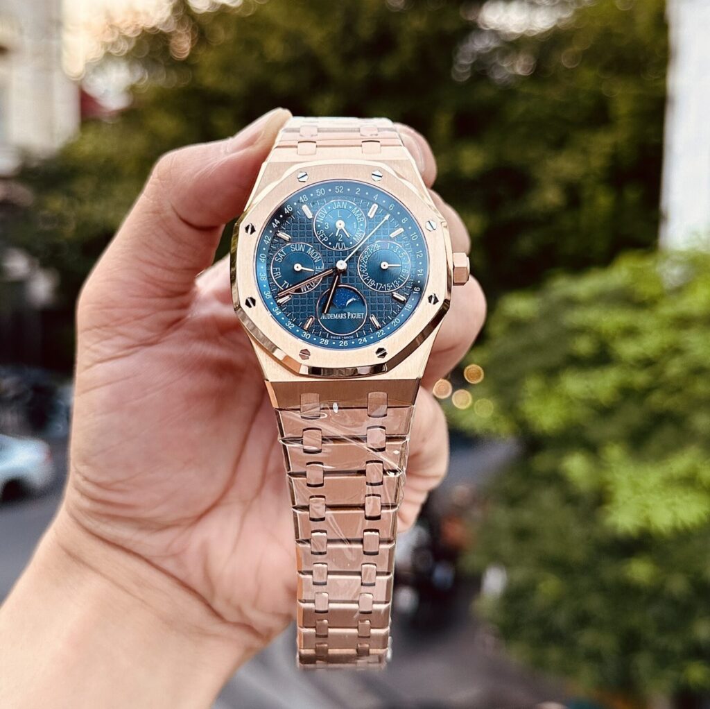 Audemars Piguet Royal Oak 26574OR 41mm (Super Clone) Blue Dial – AP-26574OR-8834
