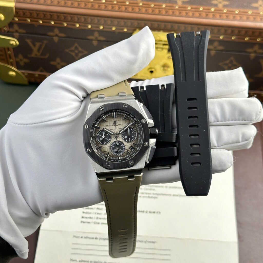 Audemars Piguet Royal Oak Offshore Chronograph 26420 (APP Super Clone) Gray Dial – 43mm