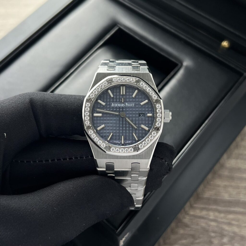 Audemars Piguet Royal Oak 34mm Blue Dial (Super Clone) – AP-AUDEMARS-9043