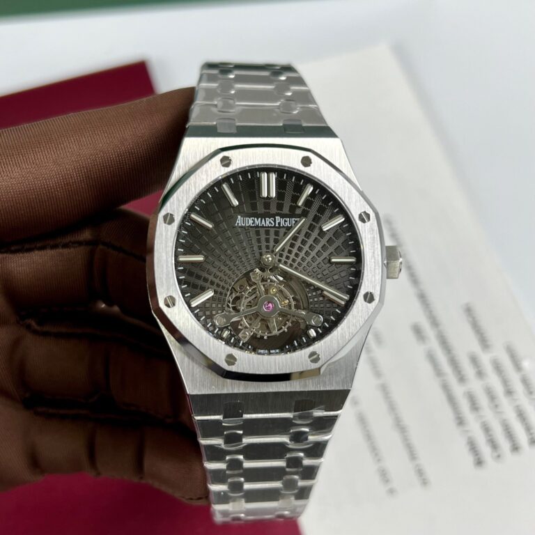 Audemars Piguet Royal Oak Tourbillon 26522TI 41mm Titanium (Best Super Clone) Gray Dial – Custom Clone AP Manual Winding