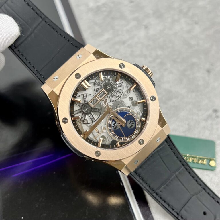 Hublot Aerofusion Moonphase King Gold 42mm (Best Super Clone) – SC-HUBLOTA-12804