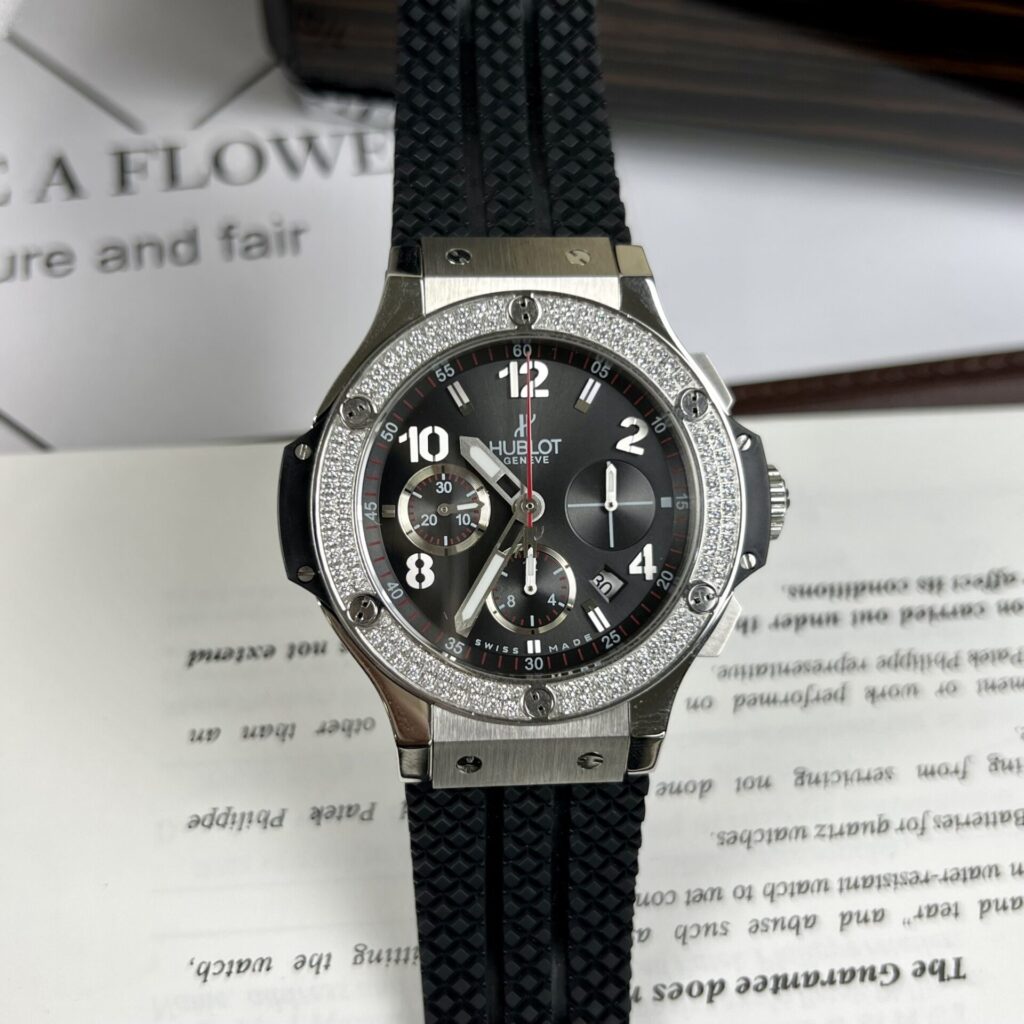 Hublot Big Bang Chronograph 44mm (Super Clone) Diamond Bezel – SC-HUBLOTR-13407